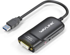 img 4 attached to 💻 Адаптер USB к HDMI от WAVLINK - Кабель конвертер видео графики USB 3.0/2.0 с аудиопортом для ПК ноутбук проектор HDTV - Совместим с Windows Vista 7/8/8.1/10.