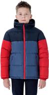 red solocote windproof outwear for boys ages 7-8 - heavyweight sw18018 logo