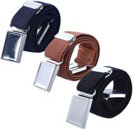 magnetic buckle belt for boys 👦 - a must-have accessory for young boys logo