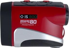 img 2 attached to 🏌️ Breaking 80 Golf IS800 Rangefinder, Red: Enhance Your Golf Game with Precision and Style