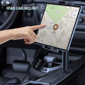 img 3 attached to 🚗 Universal Car Cup Holder Tablet Mount by AHK - Fits iPad Pro/Air/Mini, Kindle, Nintendo Switch, Smartphones and Tablets - Compatible with Devices Ranging from 4.7" to 12.9
