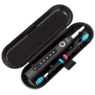 convenient portable travel case in black for fairywill series plastic electric toothbrush logo