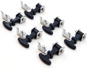 img 4 attached to 🔒 6 Piece Kit Rubber T Handle Latch Catch Hold-Down: Secure your Trailer Tool Box and RV Battery Box with Rust-Free Stainless Steel Brackets