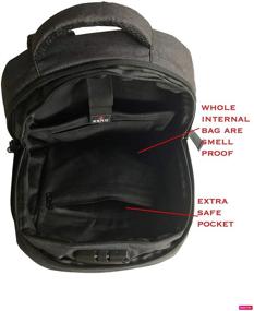 img 2 attached to 👃 ZERO Smell Proof Light Backpack: The Ultimate Odor-Neutralizing Solution