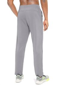 img 1 attached to 🏃 G Gradual Men's Sweatpants: Comfortable Track Pants with Zipper Pockets for Running, Exercise, & Workout