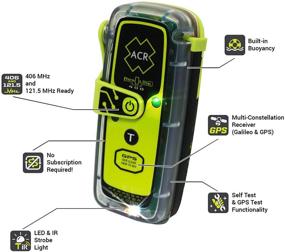 img 1 attached to Персональный радиобрелок acr ResQLink 400 SOS с GPS (модель: PLB-400) - надежный и эффективный инструмент безопасности для любого приключения!