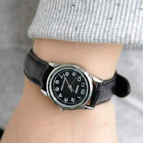 img 1 attached to Casio Womens Japanese Quartz Watch Calfskin