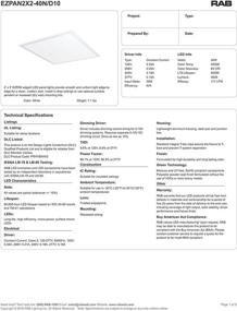 img 2 attached to 💡 Optimized Installation of RAB Lighting EZPAN2X2 40N D10