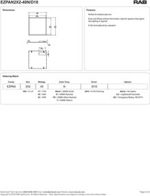 img 1 attached to 💡 Optimized Installation of RAB Lighting EZPAN2X2 40N D10