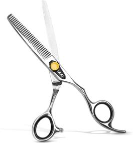 img 4 attached to 💇 6.5 Inch ULG Professional Hair Thinning Scissors - Blending Teeth Shears for Texturizing Haircut, Japanese Stainless Steel with Adjustable Tension Screw - Ideal for Salon, Barber, and Hairdresser