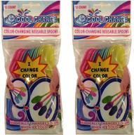 🥄 lni color changing spoons - party favorite - (2 packages) logo