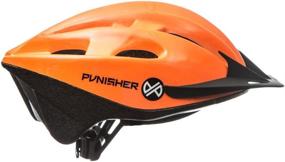 img 2 attached to 🚴 Punisher Unisex 18-Vent Cycling Helmet with ABS Shell, Dial-Adjustable Fit, Quick Release Neck Strap, and Detachable Visor - Large Adult Size - Universal Fit