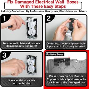 img 1 attached to 💡 Набор для ремонта электрической коробки: Восстановление поврежденных и испорченных коробок