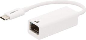 img 4 attached to 💻 Адаптер Amazon Basics USB 3.1 Type-C к Ethernet - Белый для Apple Mac и ПК: Достигнута высокоскоростная подключаемость к интернету!