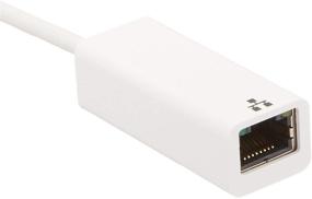 img 3 attached to 💻 Amazon Basics USB 3.1 Type-C to Ethernet Adapter - White for Apple Mac and PC: High-speed Internet connectivity achieved!