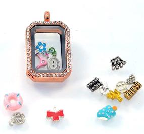 img 3 attached to 💎 100pcs Wholesale Floating Charms: DIY for Lockets, Varied Living Memory Themes