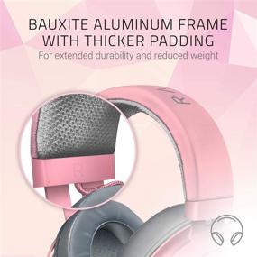 img 1 attached to Razer Kraken Quartz Edition - Premium Gaming Headphones in Pink for PC, PS4, Xbox One, and Switch