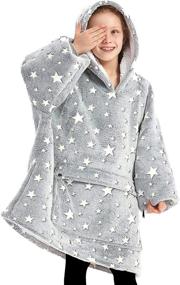 img 4 attached to 🛏️ Kids' Bedding: Oversized Sweatshirt Wearable Blanket Patterns for Cozy and Stylish Sleep