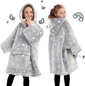 img 2 attached to 🛏️ Kids' Bedding: Oversized Sweatshirt Wearable Blanket Patterns for Cozy and Stylish Sleep