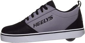 img 3 attached to 👟 Взрослые роликовые туфли Heelys для мальчиков, черные и серые