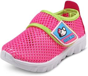 img 2 attached to DADAWEN Girls' Breathable Running Sneaker Sandals: Athletic Shoes for Active Feet