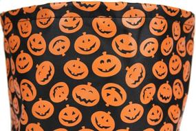 img 1 attached to 🎃 E-FirstFeeling Halloween Candy Bags: Spooky Trick or Treat Bags for Kids - Perfect Candy Gift Basket Tote (Black/Pumpkin)