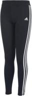 stylish and comfortable: adidas girls' super star tight legging for active and trendy girls logo