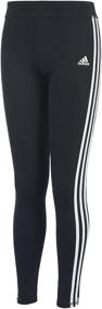 img 4 attached to Stylish and Comfortable: adidas Girls' Super Star Tight Legging for Active and Trendy Girls