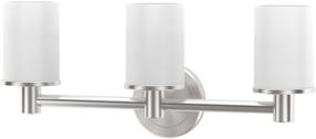 img 4 attached to 💡 Gatco 1687 Latitude II Triple Sconce: A Stunning Satin Nickel Lighting Solution