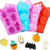 pumpkin silicone halloween chocolate biscuits logo