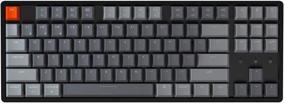 img 4 attached to Enhanced Typing & Gaming Experience: Keychron K8 Tenkeyless Wireless Mechanical Keyboard for Mac with Gateron Brown Switch, RGB Backlight & Aluminum Frame