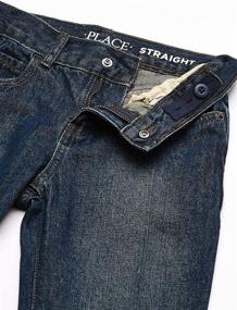 img 2 attached to Boys' Classic Straight Leg Jeans by The Children's Place