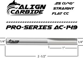 img 2 attached to 💎 Premium Carbide Straight Cutting Diameter: Unmatched Performance and Durability