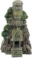 🏺 ancient rock face house - sunyiny aquarium decorations for 20-30 gallon fish tank, exotic aquarium ornament and fish tank decor логотип