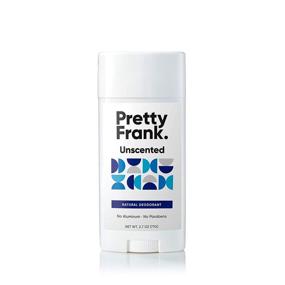 img 4 attached to Pretty Frank Natural Deodorant Stick: Aluminum-Free & Unscented for Women, Men, Teens, Kids - Paraben & Sulfate Free with Shea Butter, Coconut Oil, Vitamin E, Baking Soda (1pc)