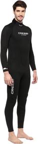 img 1 attached to Review: Cressi Summer 2.5mm Men's Back Zip Full Wetsuit - Stay comfortable and protected in style!