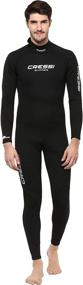 img 4 attached to Review: Cressi Summer 2.5mm Men's Back Zip Full Wetsuit - Stay comfortable and protected in style!