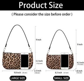 img 2 attached to 👜 Fashion Women's Handbags & Wallets - Shoulder Crossbody Purses Handbags