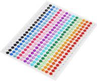 🔹 decora 300pcs rhinestone stickers: multicolor gemstone embellishments for nail art, makeup, scrapbooking, and crafts logo