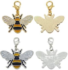 img 1 attached to Assorted Colorful Honeybee Bracelets Necklaces