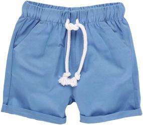 img 1 attached to 👕 Cotton Boys' Cartoon Excavator Shorts