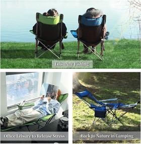 img 3 attached to KEFOMOL Portable Reclining Footrest Headrest Outdoor Recreation