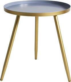 img 4 attached to 🪑 Tiita Round End Table: Versatile Metal Side Table for Stylish Living Rooms, Bedrooms, Offices, and Small Spaces