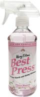 efficient starch alternative: mary ellen's best press clear, 16 oz - cherry blossom scent logo