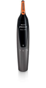 img 3 attached to 👃 PHILIPS Norelco Ear & Nose Trimmer: Advanced Protec-Tube Tech & 1/8" Precision