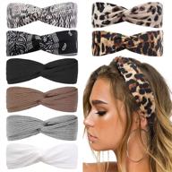 huachi fashion headbands leopard accessories logo