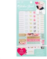 📒 heidi swapp 344869 color fresh gold foil sticker book - 30 sheets for memory planners logo