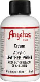 img 2 attached to 🎨 Angelus Leather Paint 4 oz Cream: Enhance Your Leather with Professional-Quality Opacity and Versatility