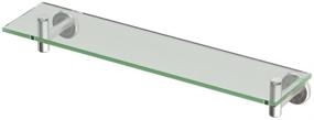 img 3 attached to 📚 Gatco 4296 Latitude II 20-Inch Glass Shelf: Sleek Storage in Satin Nickel