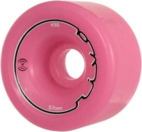 img 2 attached to Sonar Riva Quad Roller Skate Wheels - 4 Pack of 32mm x 57mm 96A Wheels, Pink